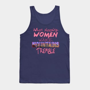 Sleeping Women Wake Tank Top